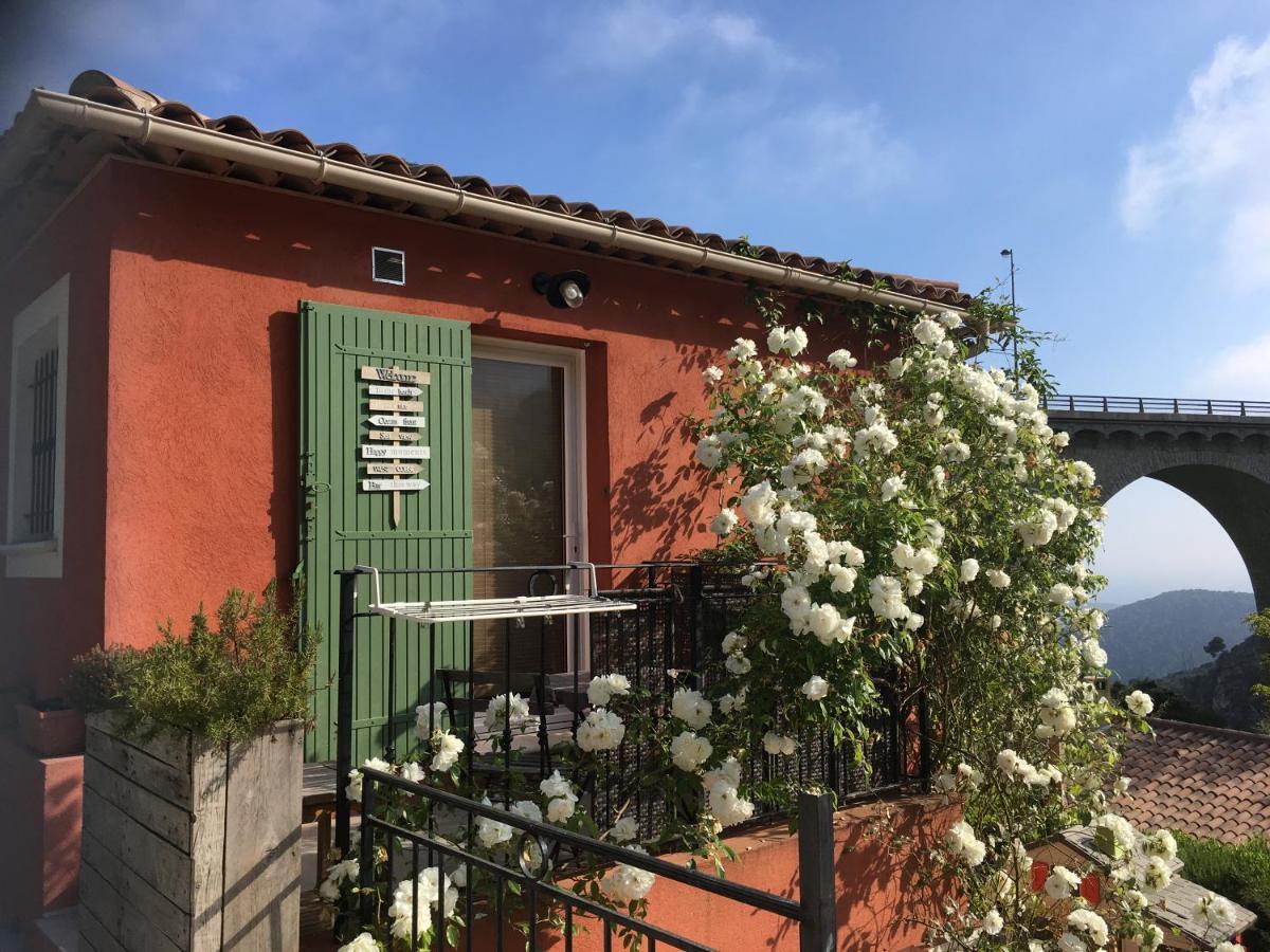 STUDIO EZE dans villa récente - Pied Village - Parking Gratuit Extérieur photo